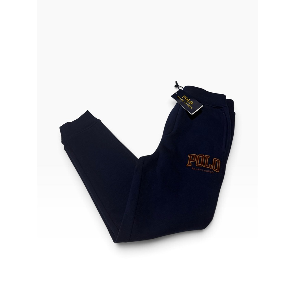 Polo Ralph Lauren Kids Navy Blue Fleece Joggers Sweatpants Size S 8 NWT